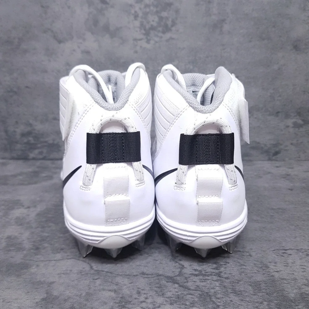 NIKE Force Savage Pro 2 Mid Football Cleats Mens 16 White AH4000-100 Lineman Nby